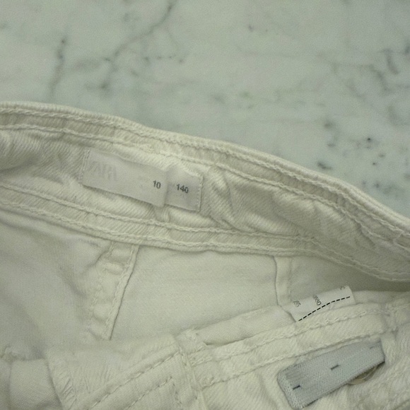 Zara Girls Marine Fit High Rise Comfort Stretch Wide Leg - Picture 3 of 4